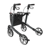 SRSGM500 - SERVER Rollator Medium Sober-Grey BACK-LEFT