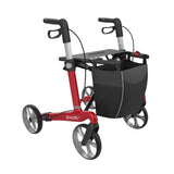 CRWRM550 - ATHLON-SL Rollator Red Medium FRONT-RIGHT